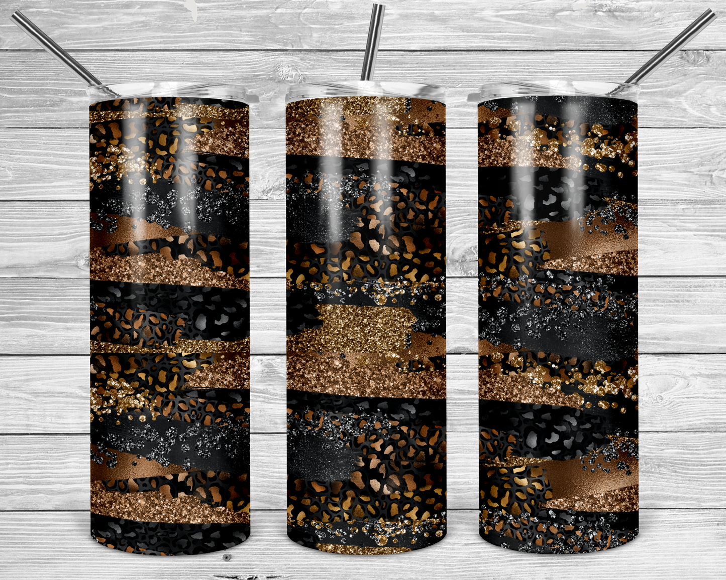 Black & Gold Gem  Tumbler