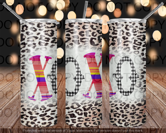 XOXO Leopard Tumbler