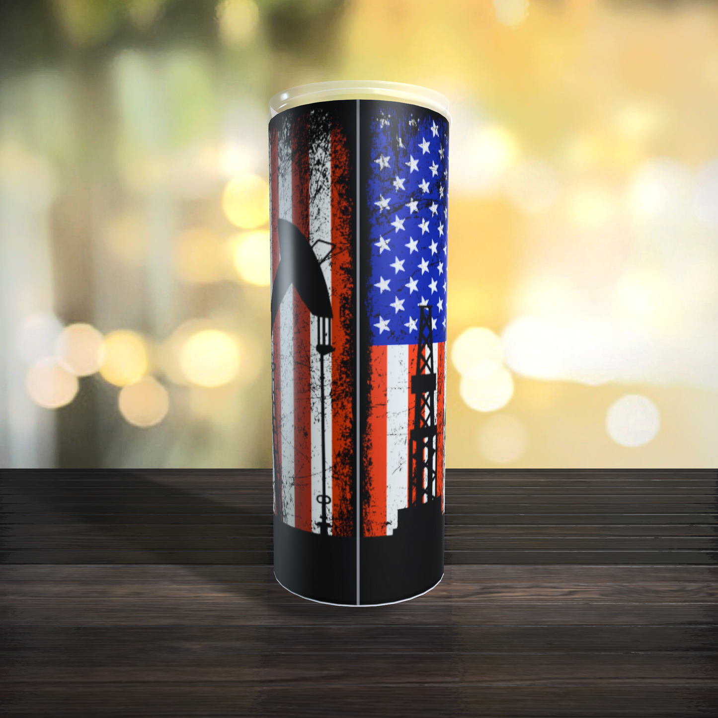 Oilfield Flag Tumbler