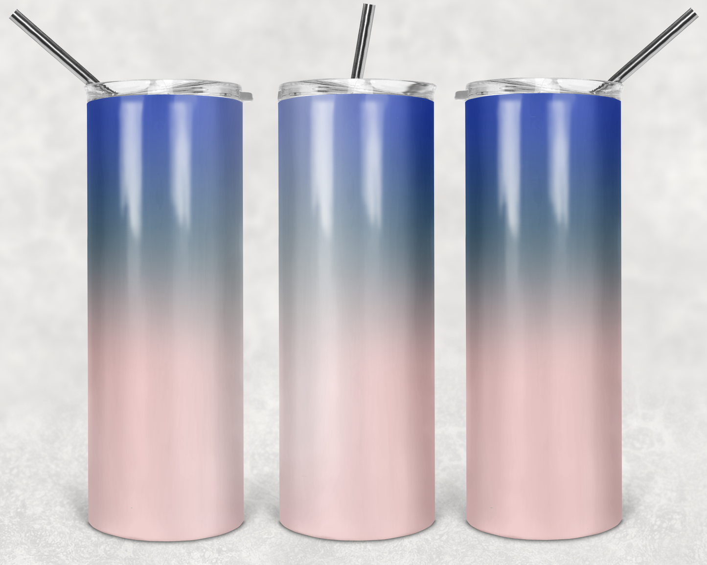 Blue & Pink Ombre Tumbler