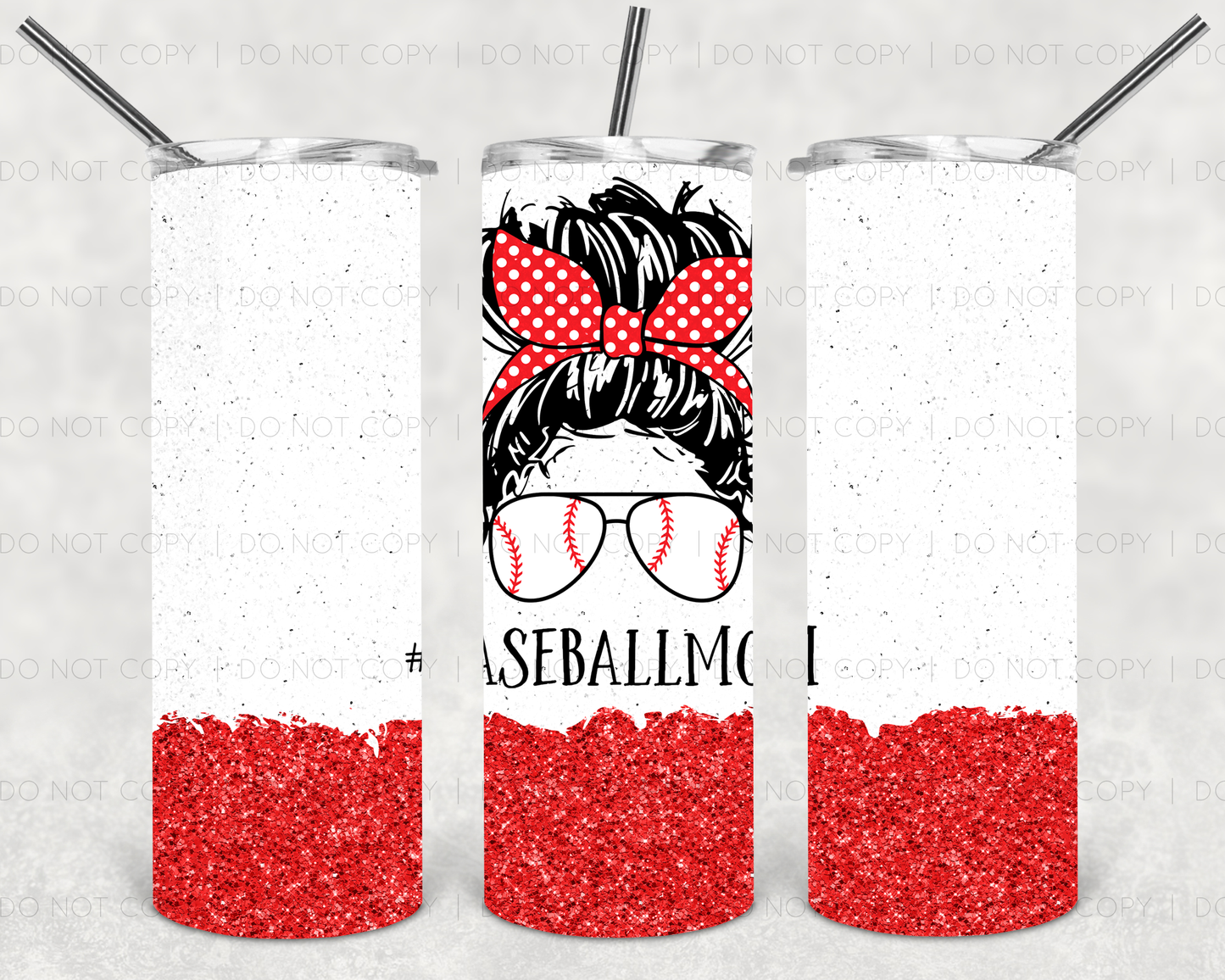 Baseball Mom Life Tumbler