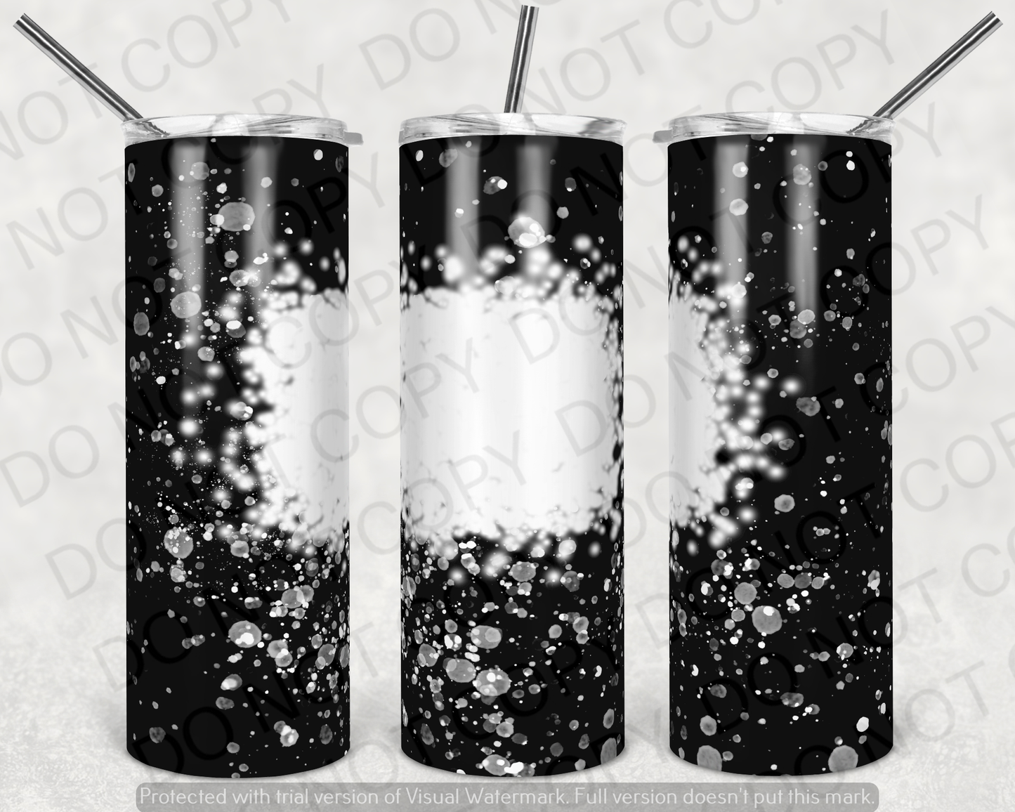 Black Bleach Tumbler