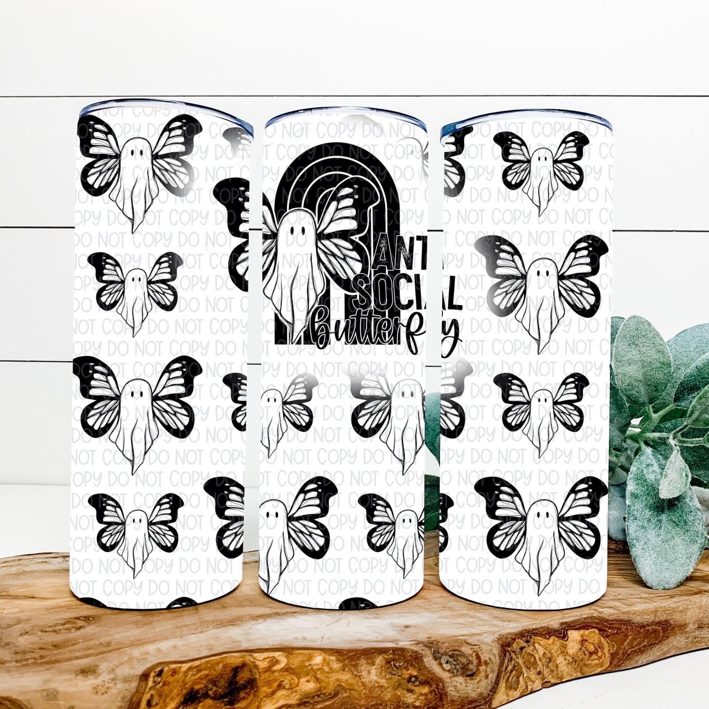 Anti-Social Butterfly Tumbler