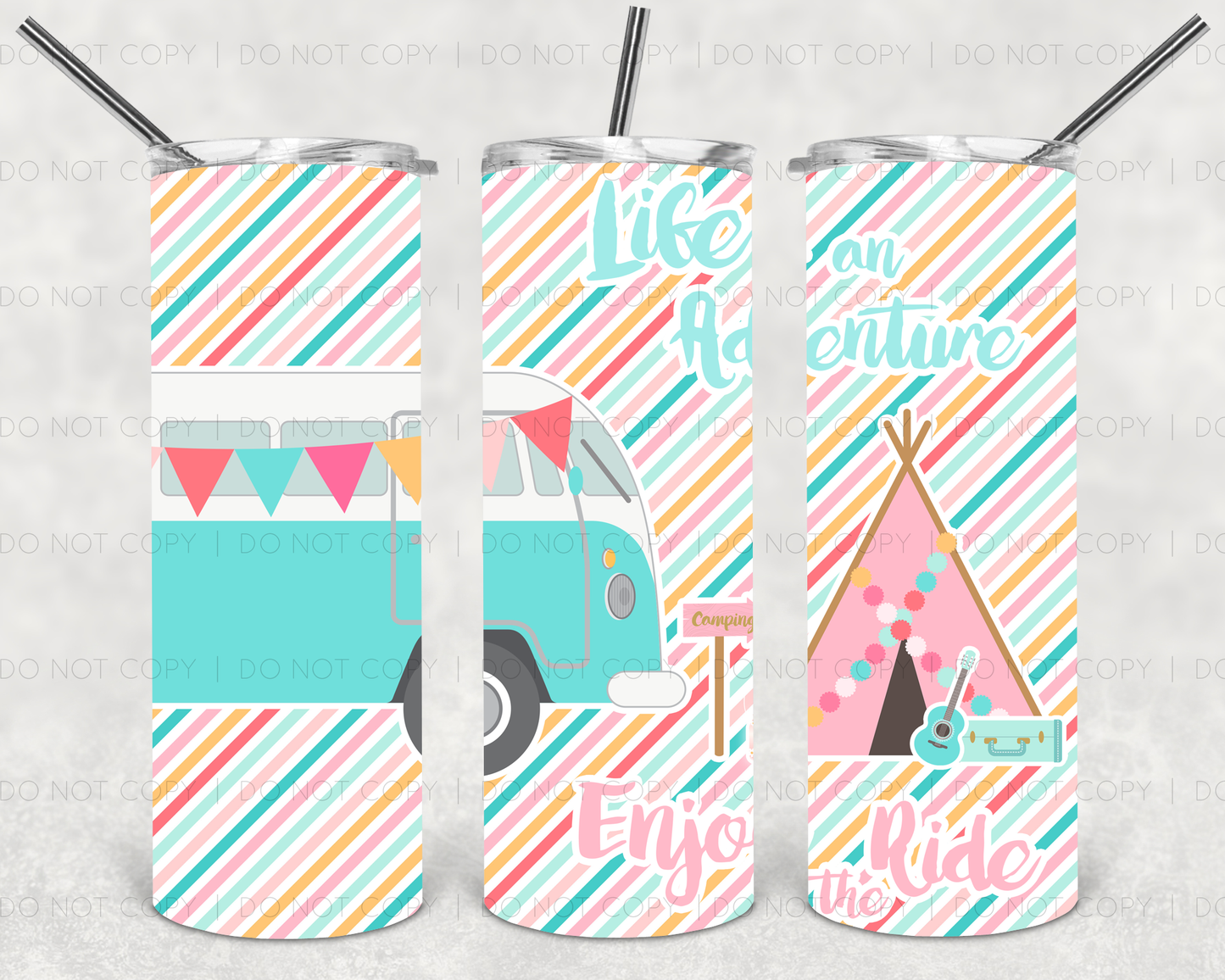 Life is an adventure Tumbler