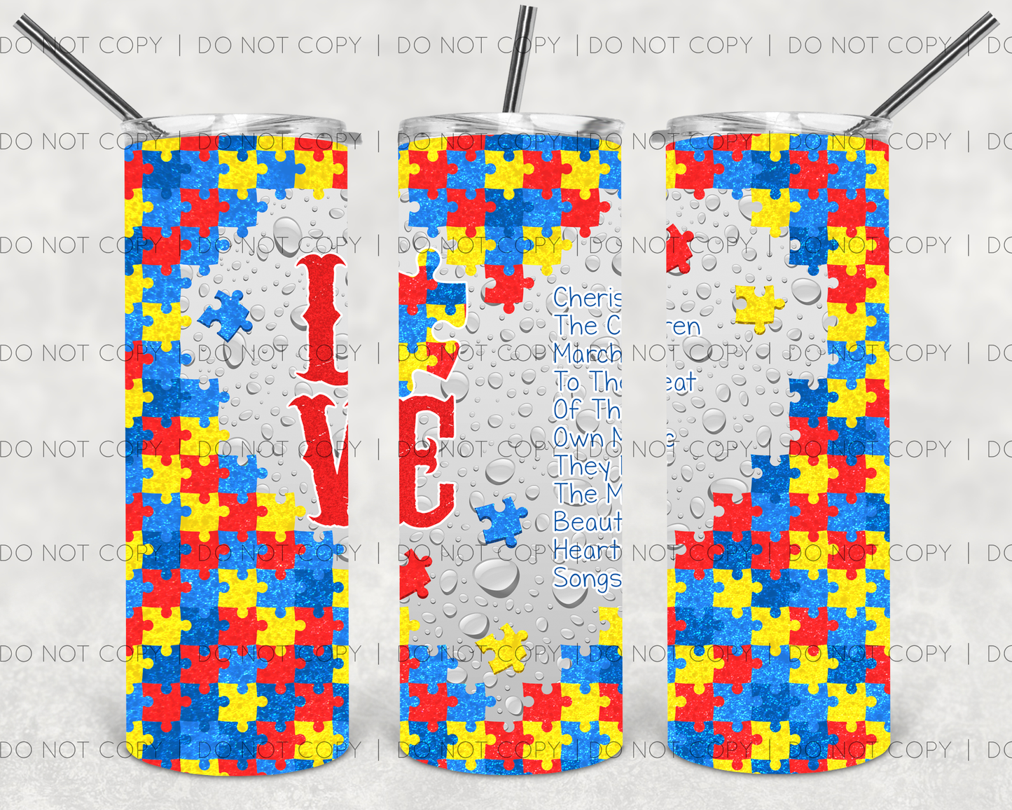 Love Autism Tumbler