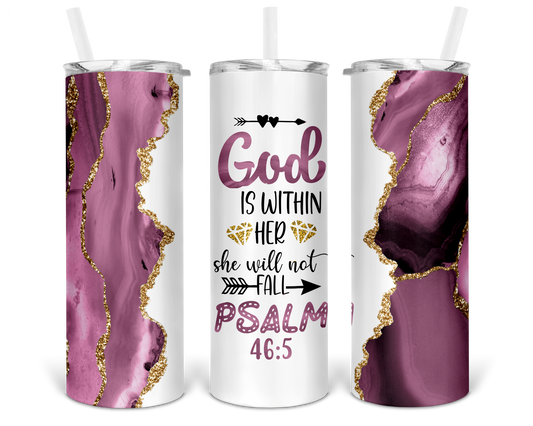 God is within her Tumbler