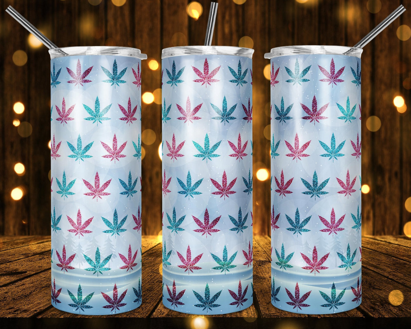 Pretty Weed Snow  Tumbler