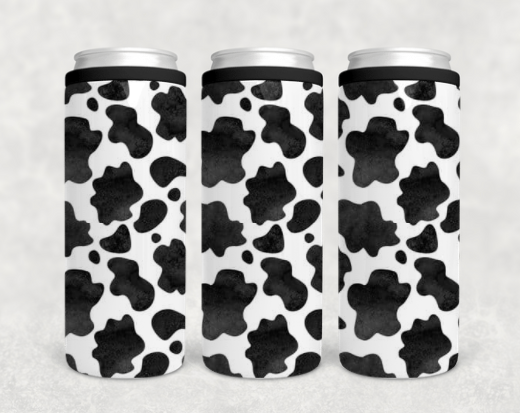 Cow Print Can Cooler Tumbler