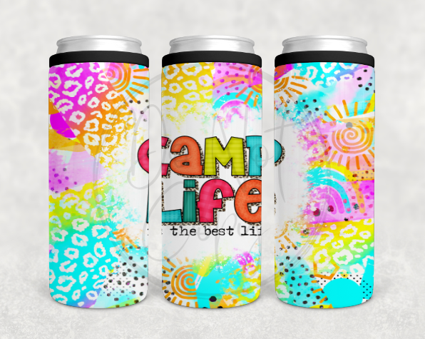 Camp Life Is The Best Life Can Cooler Tumbler