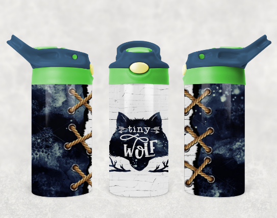 Mommy and me Raising Tiny Wolves Tumbler Set