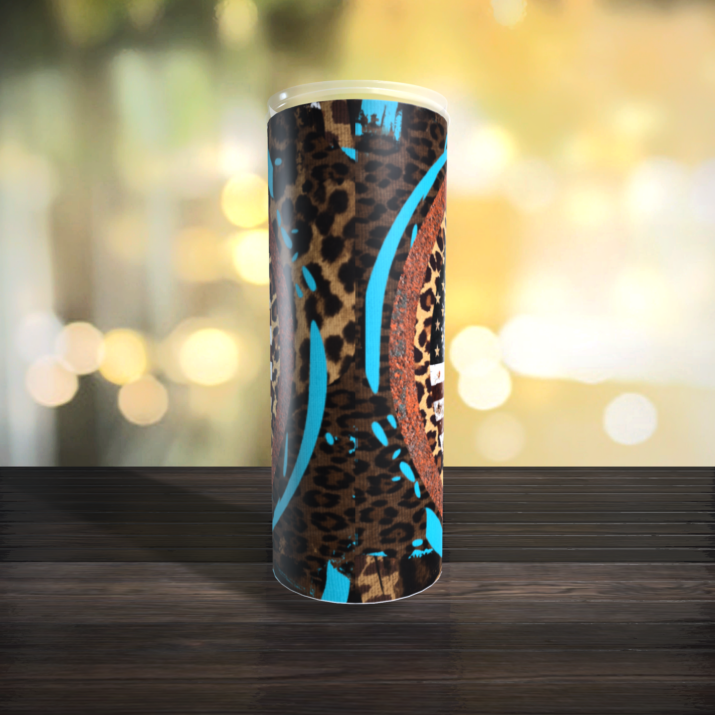 Oilfield Strong Leopard Tumbler