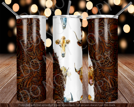 Cow Leather 2 Tumbler