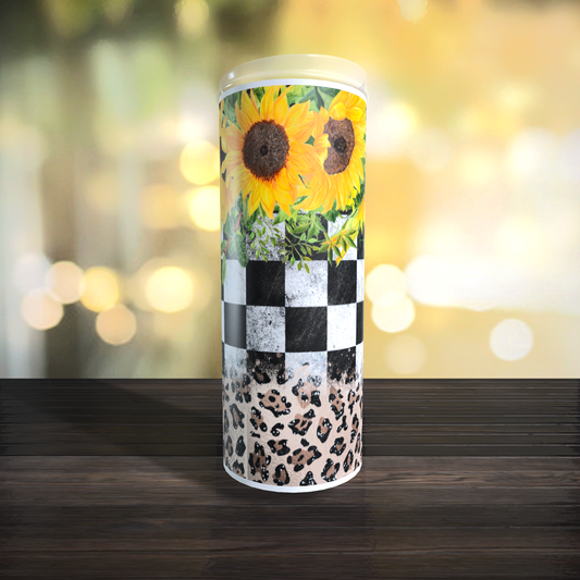 Sunflower Leopard Racing  Tumbler