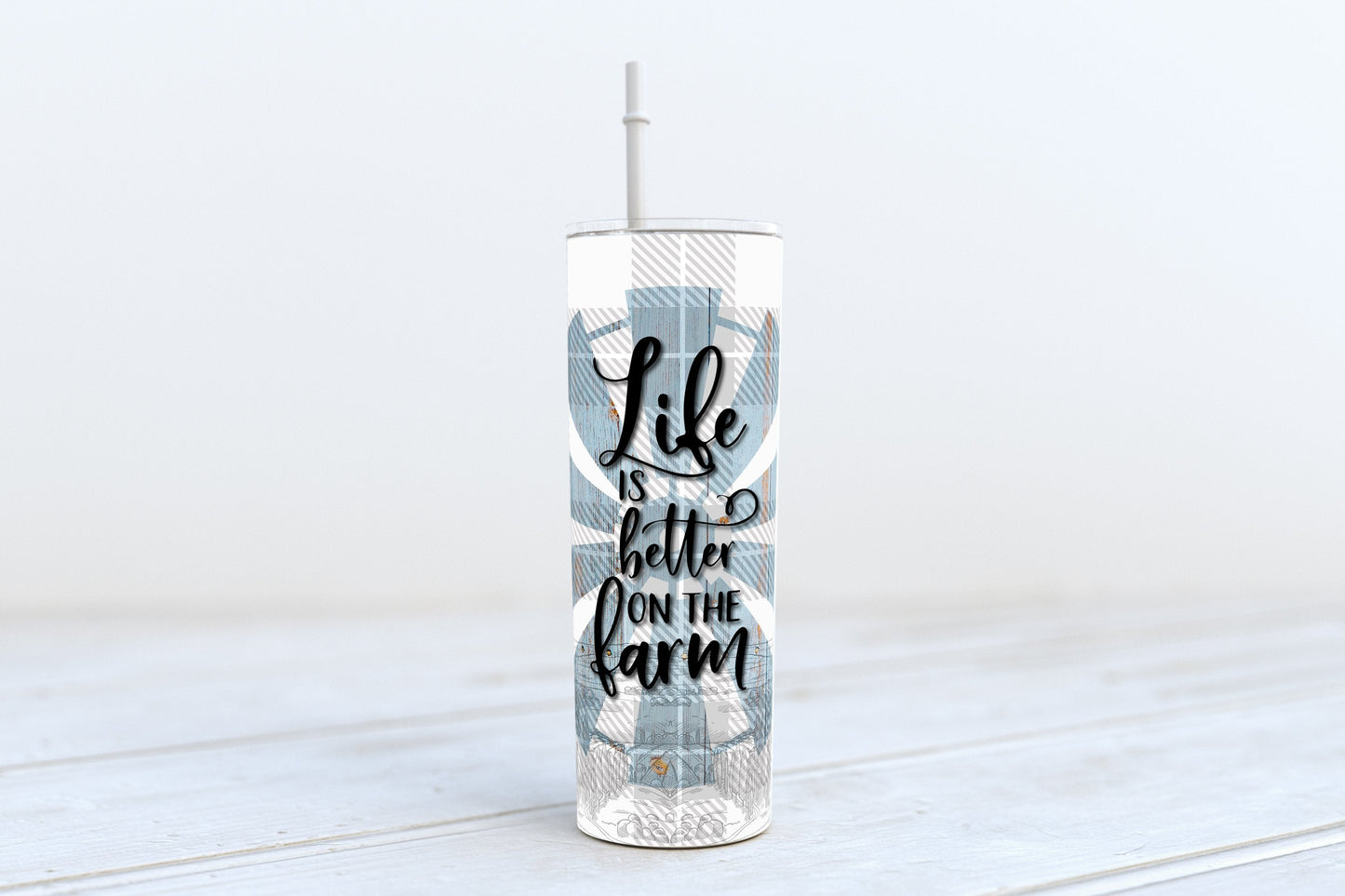 Life is better on the farm  Tumbler