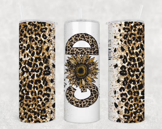 GOD sunflower Tumbler