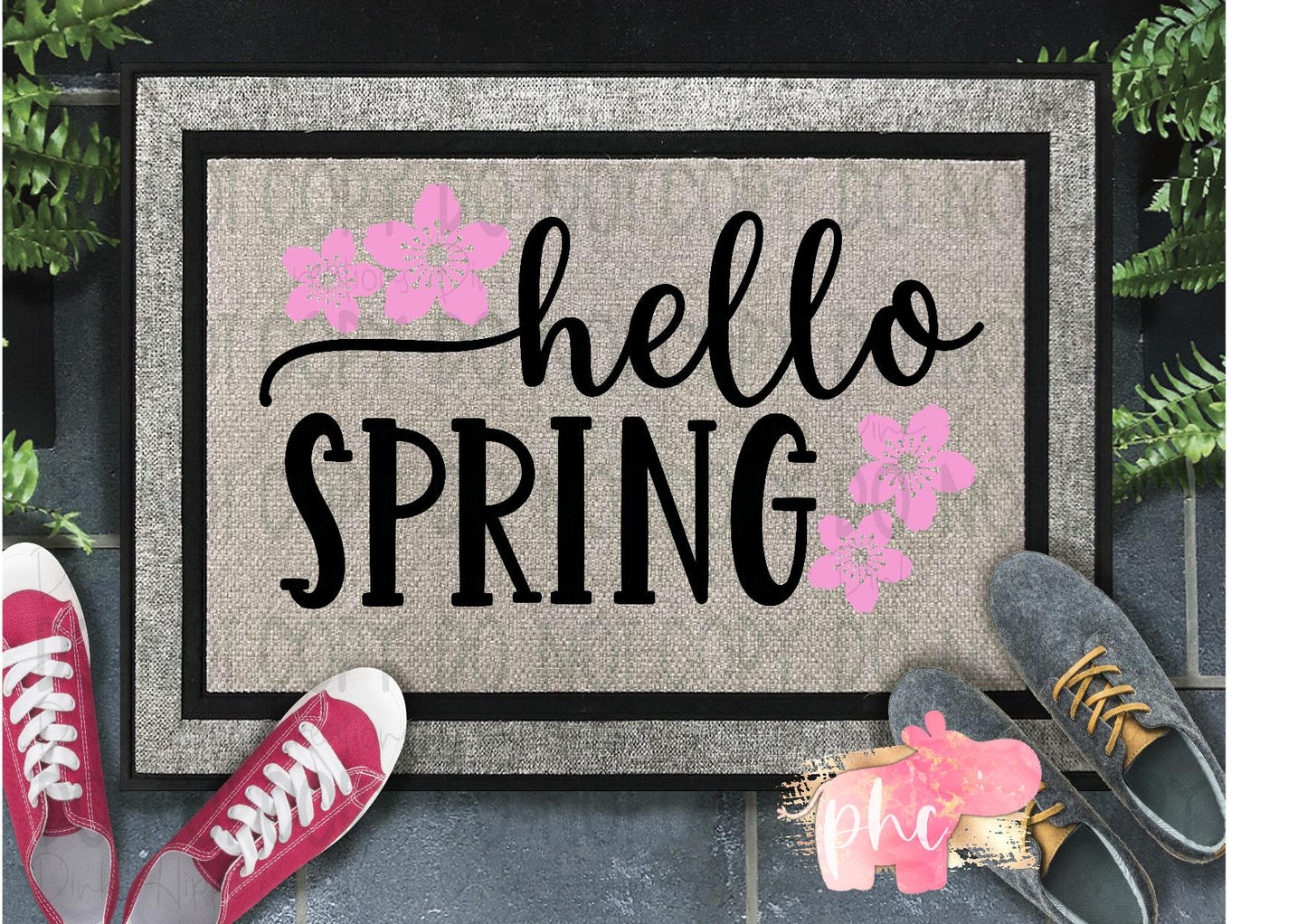 Hello Spring Doormat