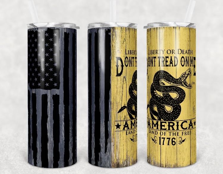 Flag don’t tread Tumbler