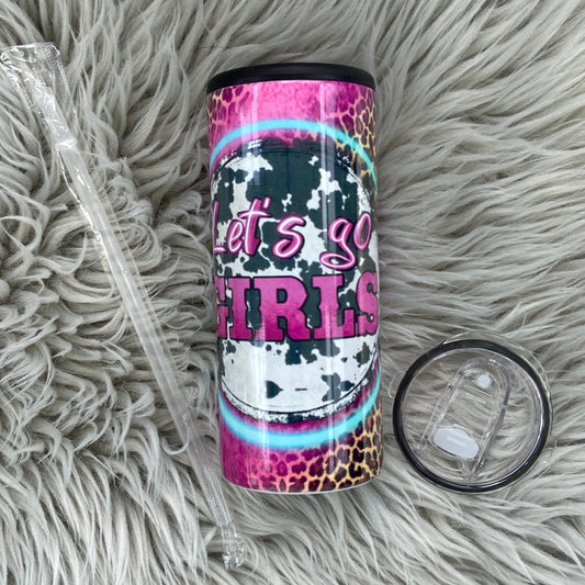 Let’s go girls Can Cooler Tumbler