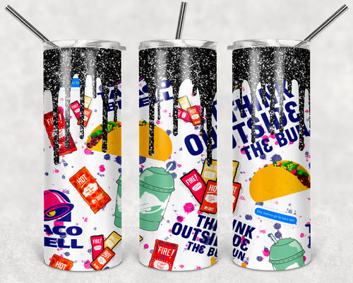 Taco Bell drips  Tumbler