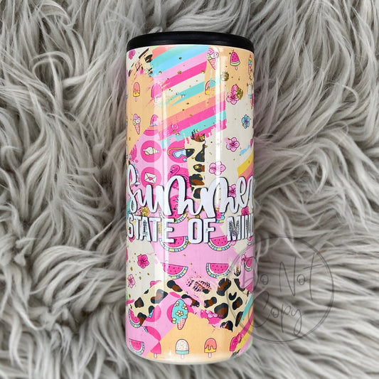 Summer state of mind Can Cooler Tumbler