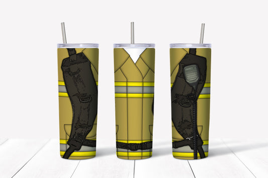 Firefighter Uniform  Tumbler