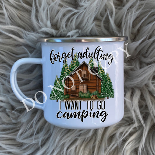 I want to go camping MUG