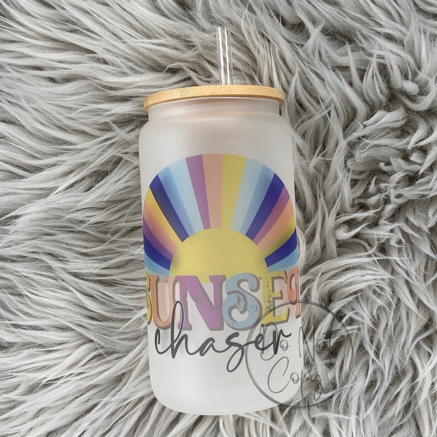 Sunset Chaser Glass Can