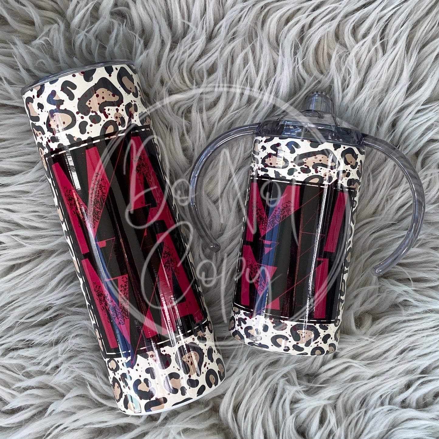 Mama Mini Bolt Leopard Tumbler Set