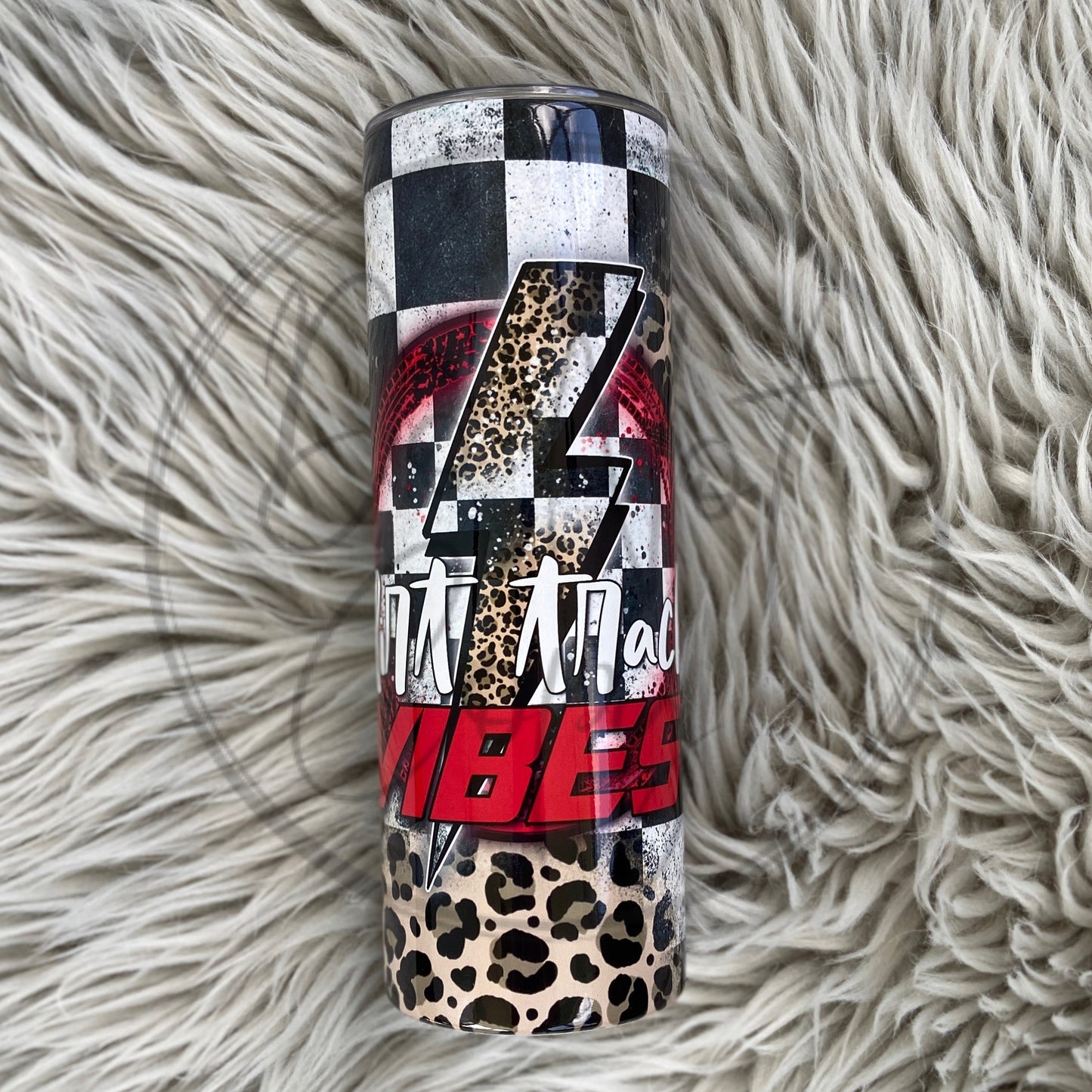 Dirt Track Vibes Tumbler