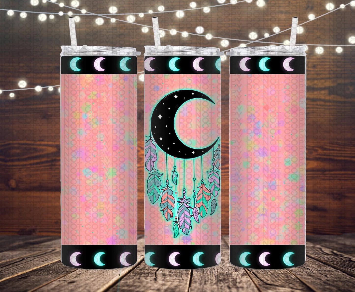 Moon feathers Tumbler