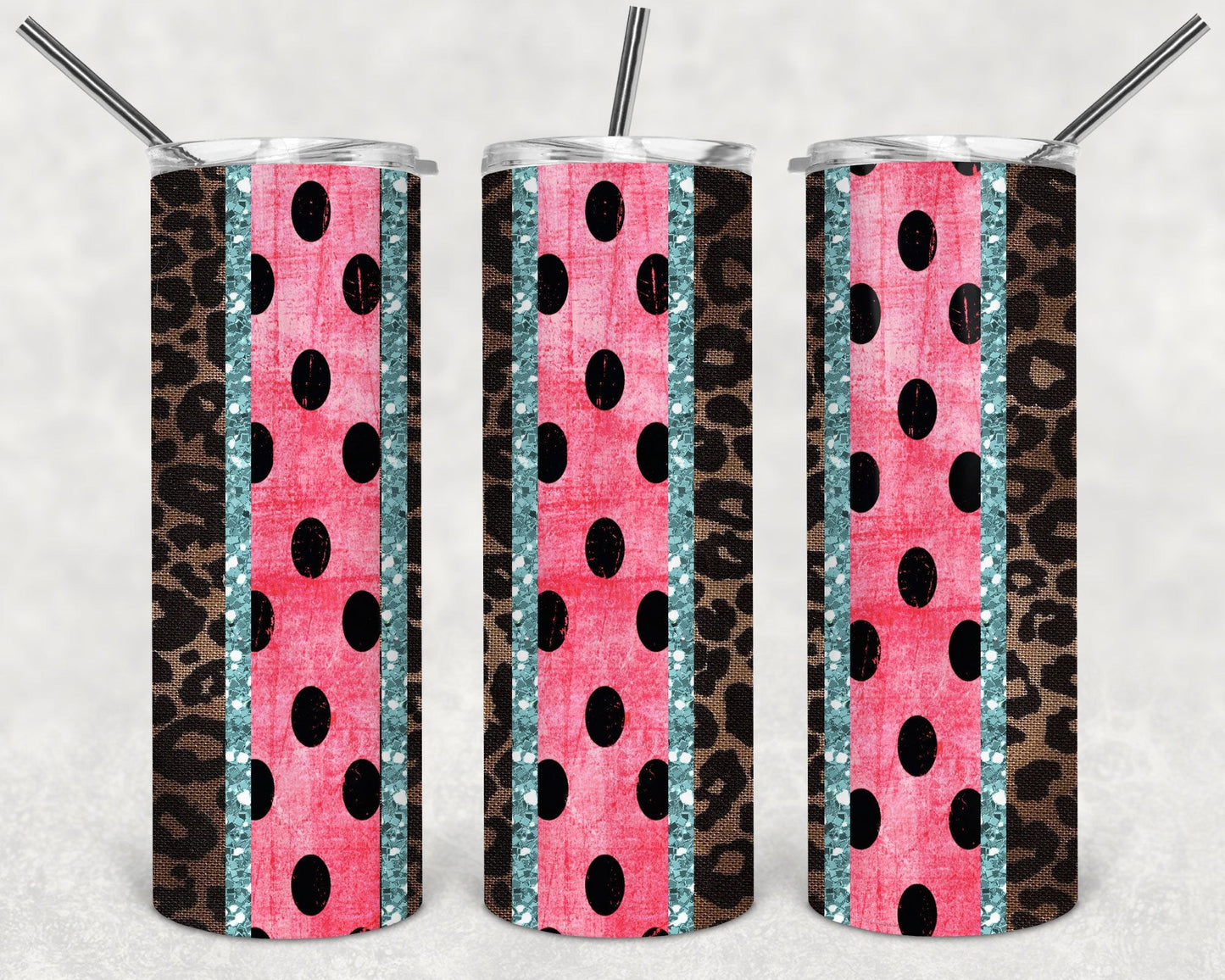 Watermelon Leopard  Tumbler