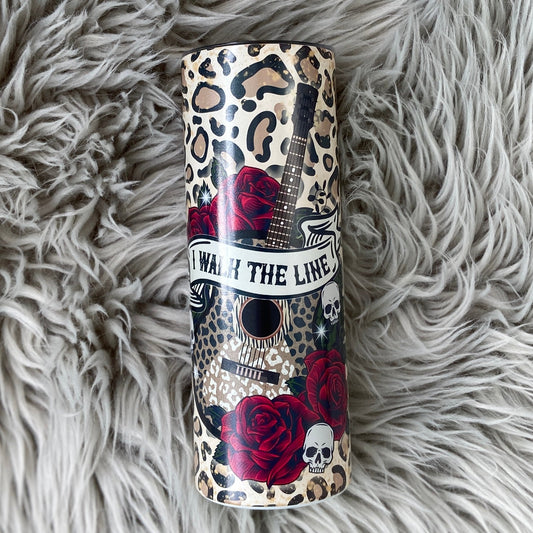 I walk the line Tumbler (shown on shimmer)