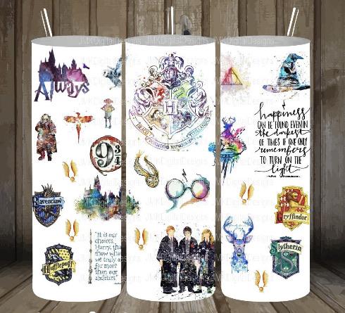 HP watercolor  Tumbler