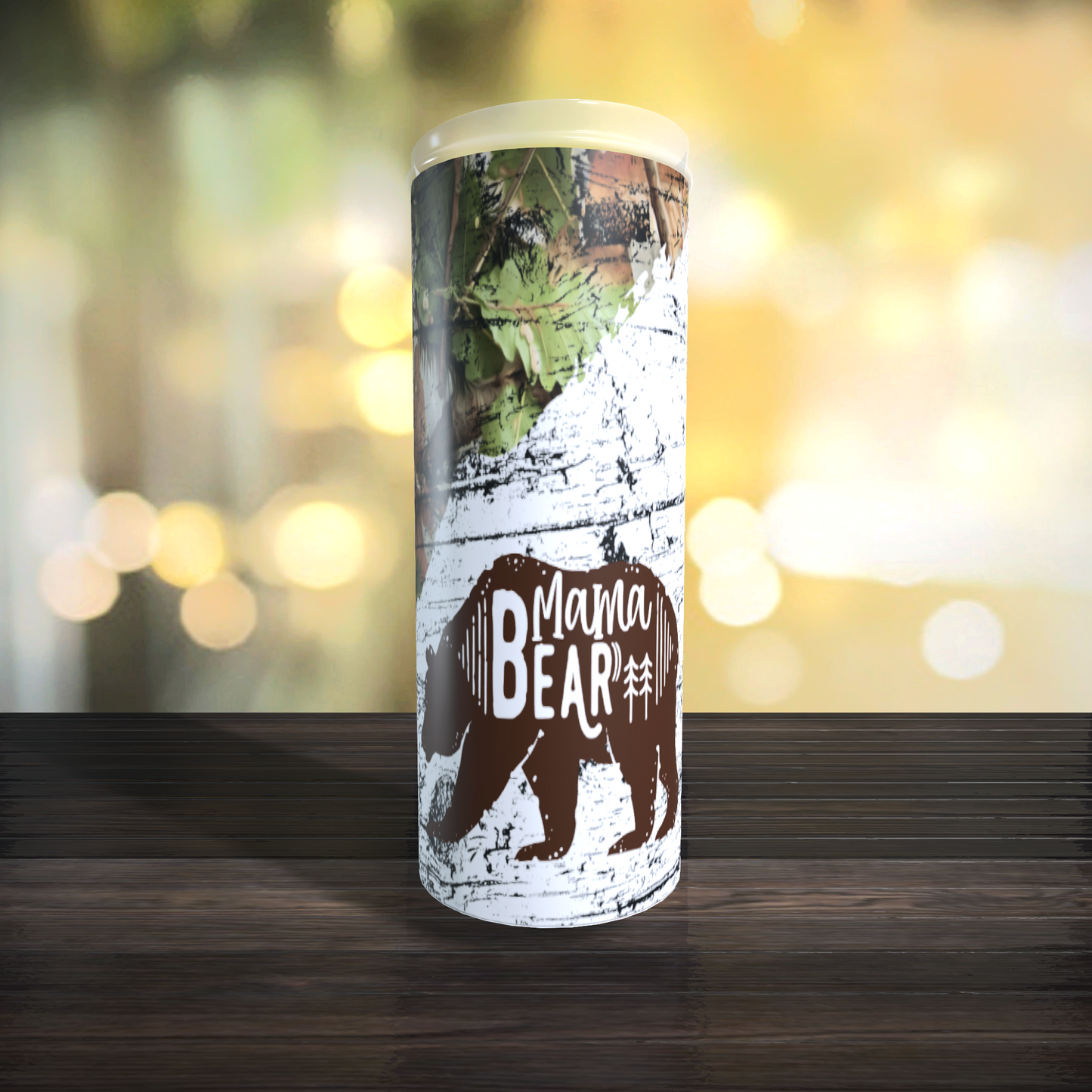 Mommy Bear Camo  Tumbler