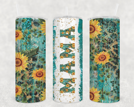 Mama Mini Sunflower Tumbler Set