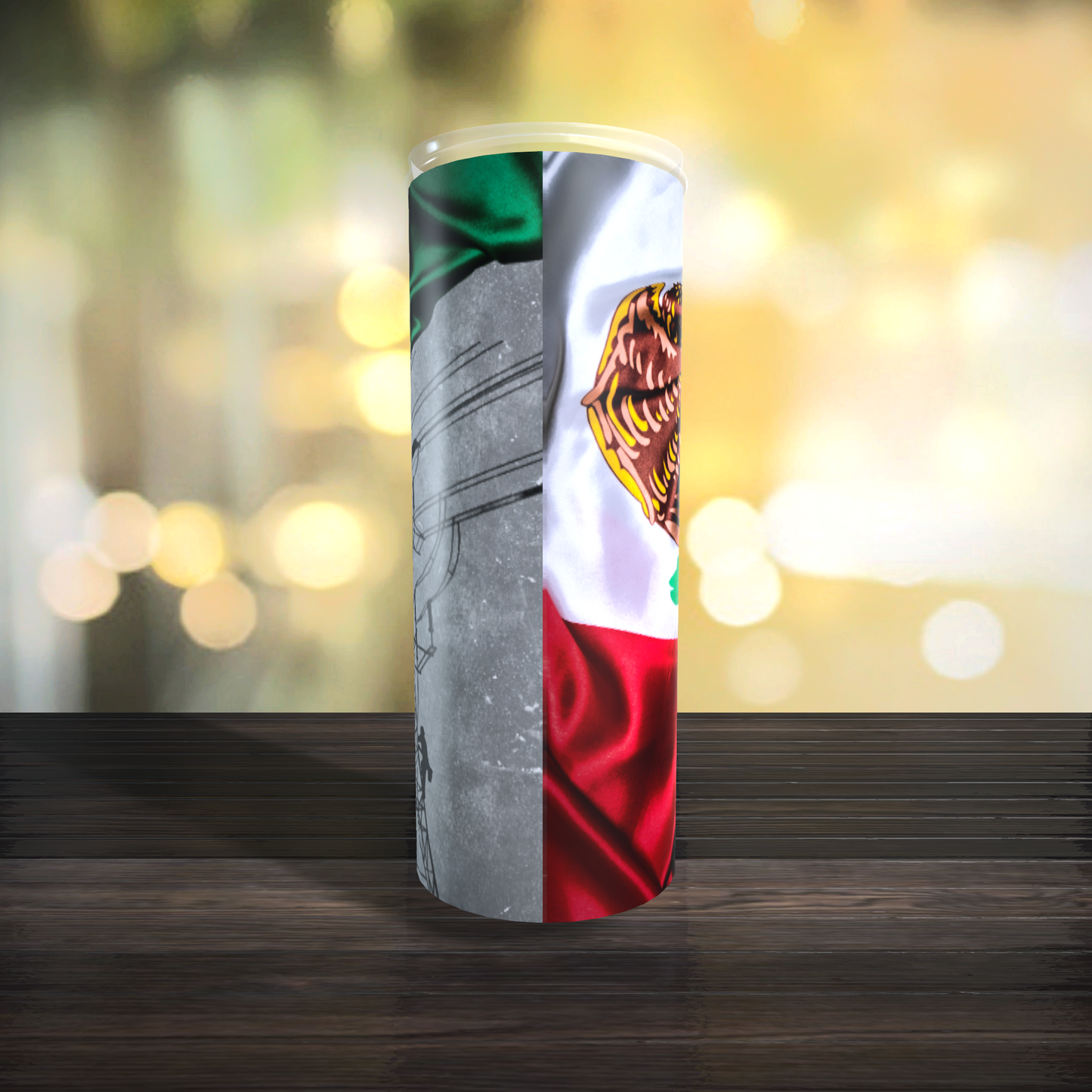 Mexican Flag Lineman Tumbler