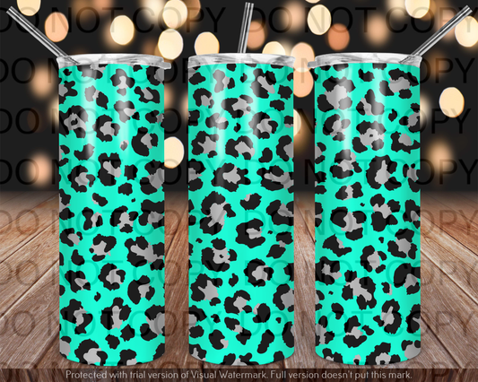 Mint Leopard Tumbler