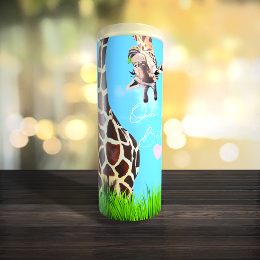 Hey Bitch Giraffe Tumbler