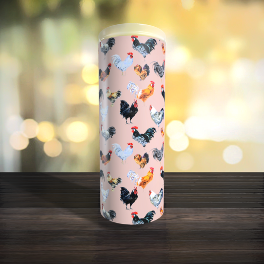 Pink Chickens Tumbler