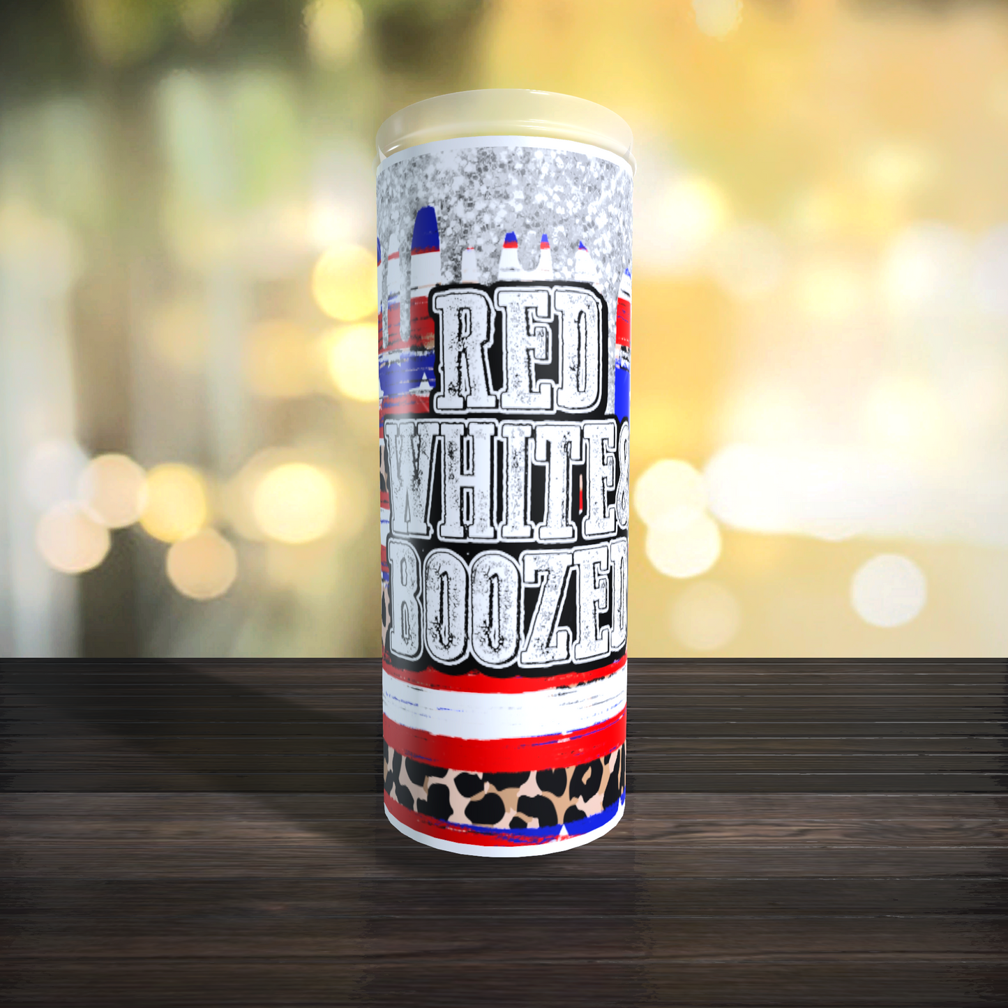 Red White and Boozed Tumbler