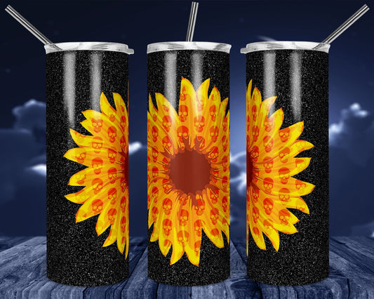 Skull Flower  Tumbler