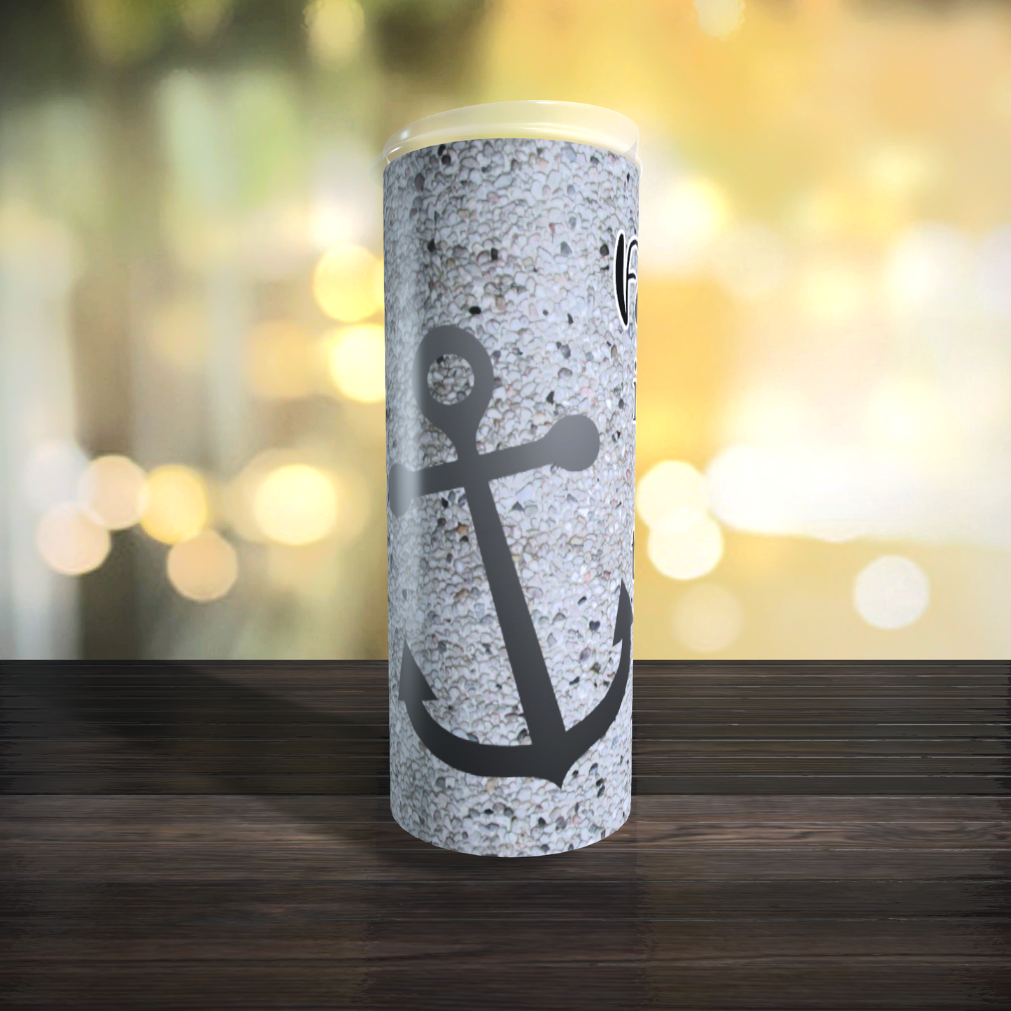 Family is the anchor stone Tumbler