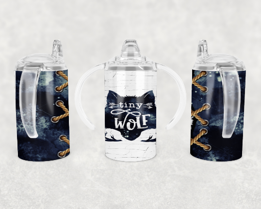 Mommy and me Raising Tiny Wolves Tumbler Set